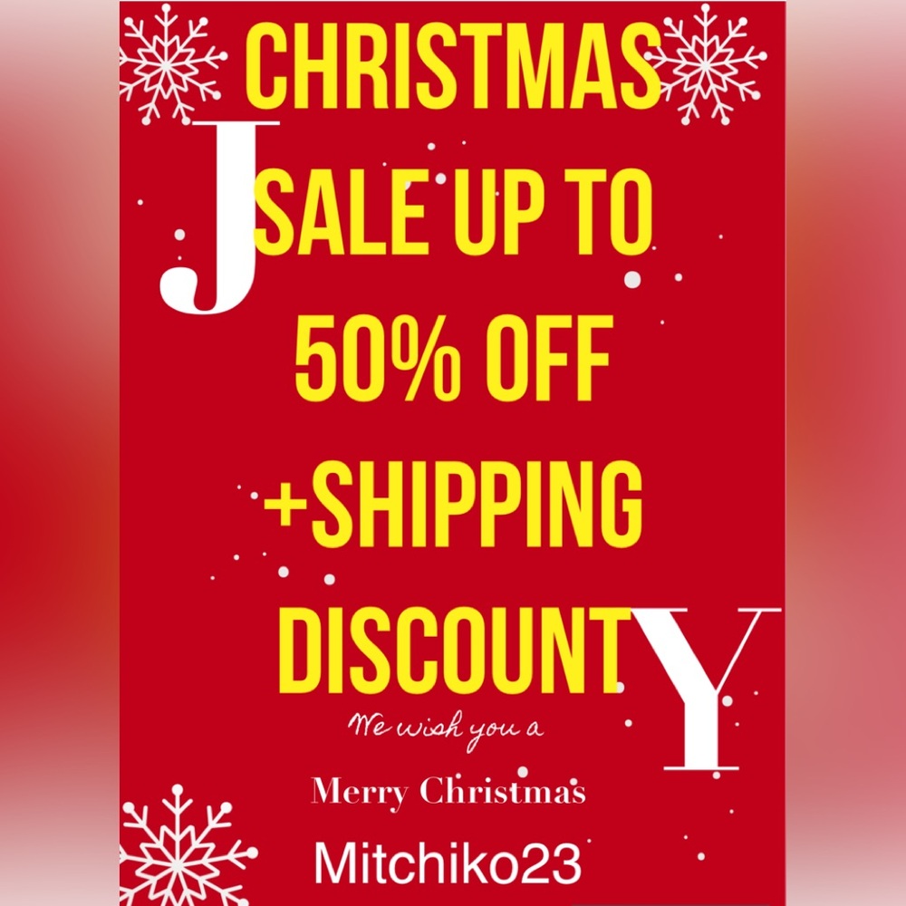 Christmas Sale!Like an Item I will send offer Up to 50% OFF Discounted Shipping!